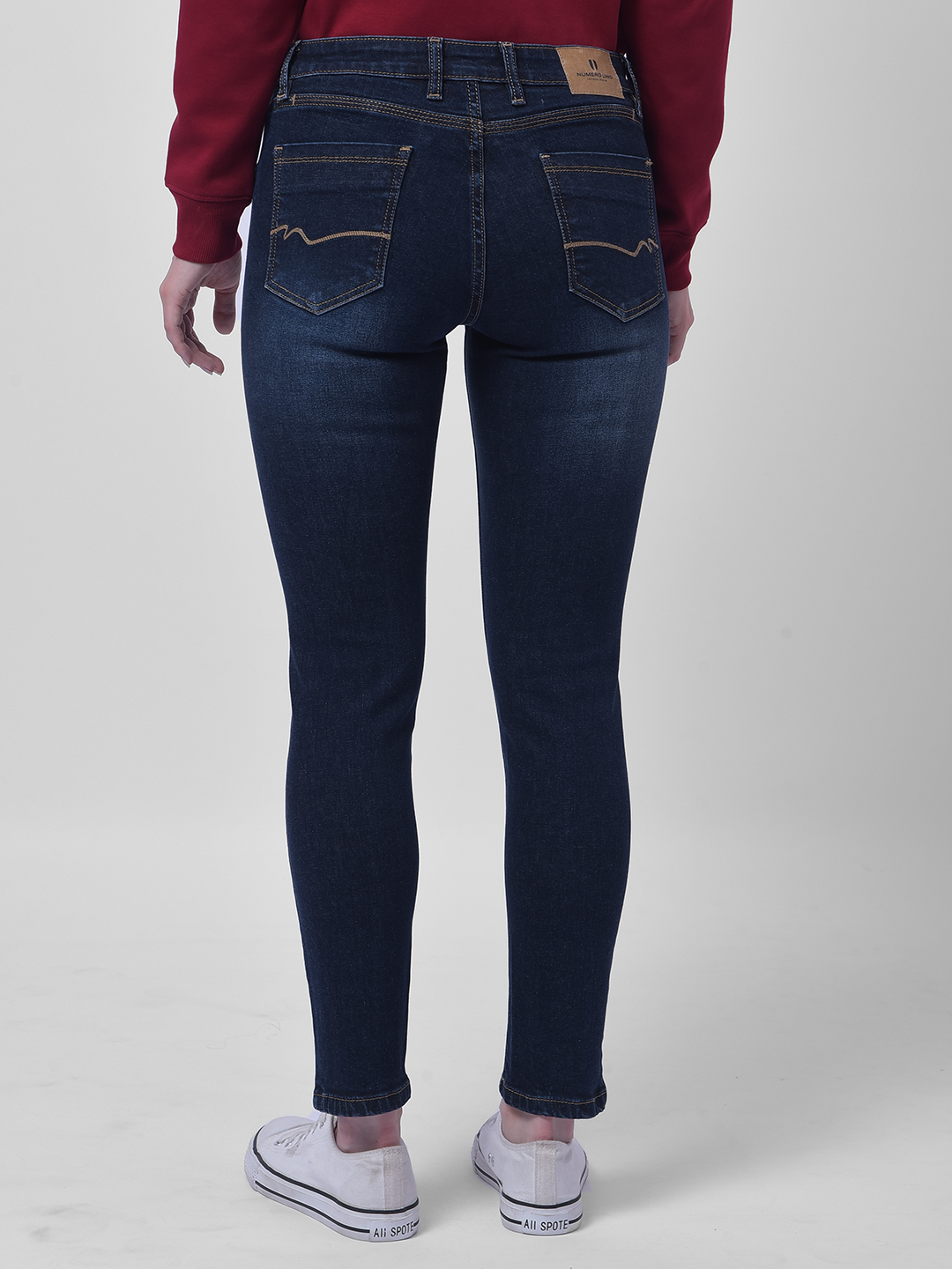 Numero Uno Women Dark Blue Skinny Fit Sustainable Jeans